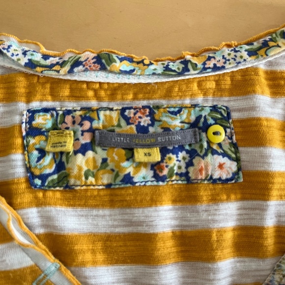 Anthropologie Little Yellow button Shirt - Picture 2 of 5